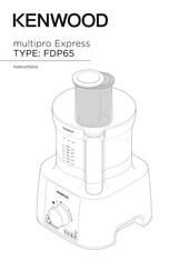 Kenwood multipro Express FDP65.180SI Instructions Manual