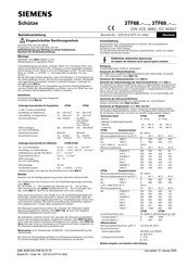 Siemens SIRIUS 3TF68 Series Operating Instructions Manual