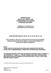 DORCHESTER DR-FC 120 Installation, Commissioning And Maintenance Instructions