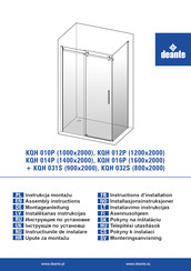 deante KQH 031S Assembly Instructions Manual