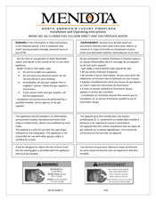 Mendota AA-11-03056 Installation And Operating Instructions Manual
