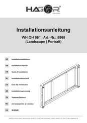 HAGOR 5865 Installation Manual