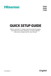 Hisense 75Q8 Quick Setup Manual