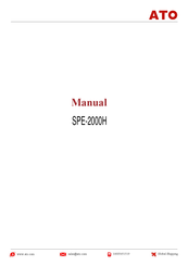 ATO SPE-2000H Manual