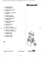 EINHELL BG-HR 60 Assembly Instructions Manual