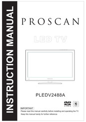 ProScan PLEDV2488A Instruction Manual