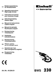 EINHELL 44.304.01 Operating Instructions Manual
