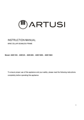 Artusi AWC45X Instruction Manual