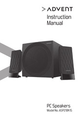 Advent ASP21BK15 Instruction Manual