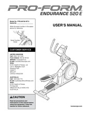 Pro-Form PFEL69720-INT.3 User Manual