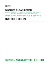 AirTech VS-1300L-U Operation & Maintenance Manual