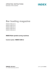 Index MBL32-6 Series Operating Instructions Manual