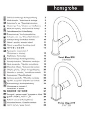 Hans Grohe Vernis Shape 210 71871 Series Instructions For Use/Assembly Instructions