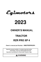 Egimotors RZR PRO XP 4 2023 Owner's Manual