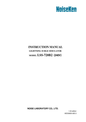 NoiseKen LSS-720B2 Instruction Manual