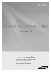Samsung MX-HS8000 User Manual