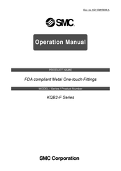 SMC Networks KQB2-F Series Operation Manual