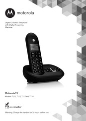 Motorola T1 Series Manual