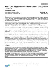 Johnson Controls M9204-GGB-2Z Installation Manual
