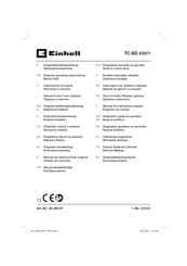 EINHELL TC-BD 630/1 Original Operating Instructions