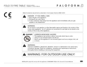 Paloform FOLD 72 Installation & Owner's Manual