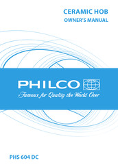 Philco PHS 604 DC Owner's Manual