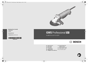 Bosch Professional GWS 9-100 P Original Instructions Manual