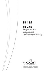 SCAN domestic SB 185 User Manual