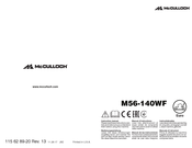 McCulloch M56-140WF Instruction Manual