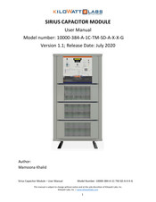 Kilowatt Labs 10000-384-A-1C-TM-SD-A-X-X-G User Manual