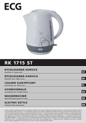 ECG RK 1715 ST Operating Manual