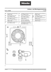 Miele APWM 020 Installation Instructions Manual