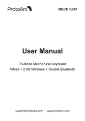 ProtoArc MECH K301 User Manual