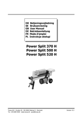 Texas A/S Power Split 500 H User Manual