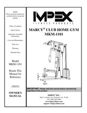 Impex MARCY MKM-1101 Owner's Manual