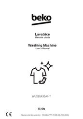 Beko WUX81436AI-IT User Manual