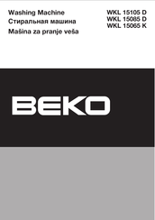 Beko WKL 15105 D Manual