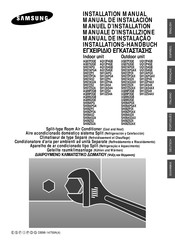 Samsung AQ09P2GB Installation Manual