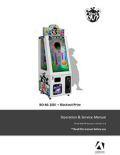 Adrenaline Amusements Blackout Prize BO-46-1001 Operation & Service Manual