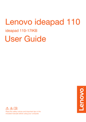 Lenovo ideapad 110-17IKB User Manual