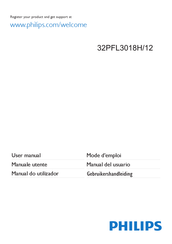 Philips 32PFL3018H/12 User Manual