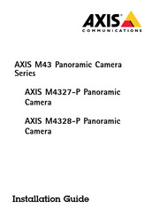 Axis M4327-P Installation Manual