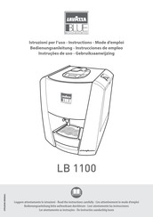 LAVAZZA LB1100 Instructions Manual