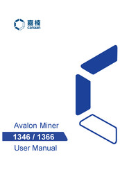 Canaan Avalon Made 1366 User Manual