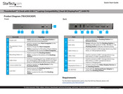 StarTech.com Thunderbolt TB3CDOCKDP Quick Start Manual