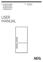 AEG RCB83724MX User Manual