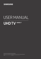 Samsung UA49RU7200 User Manual