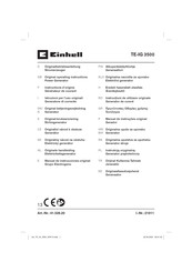 EINHELL TE-IG 3500 Original Operating Instructions