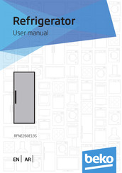 Beko RFNE260E13S User Manual