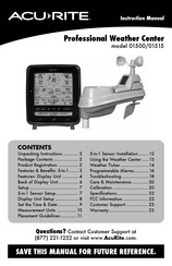 AcuRite 01500 Instruction Manual